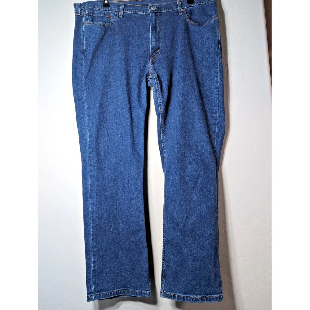 Levi's 514 Men's 42 X 30 Dark Stretch Western Jeans Cowboy Straight Stretch
